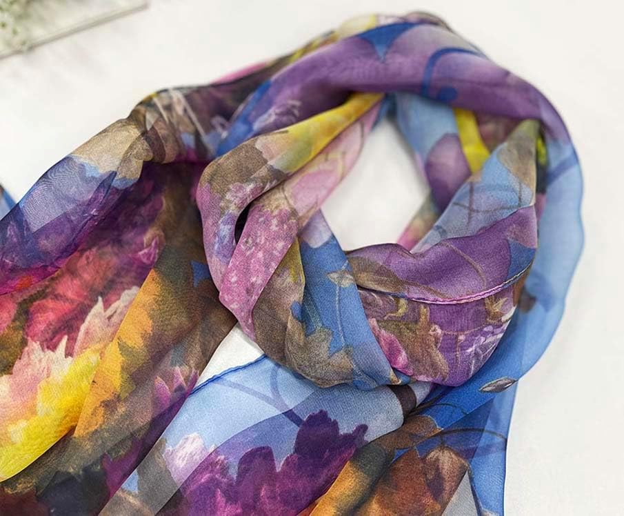 Xyueanlo Scarfs for Women Fashion Scarves Print Pattern Lightweight Sunscreen Scarf Wraps Shawls