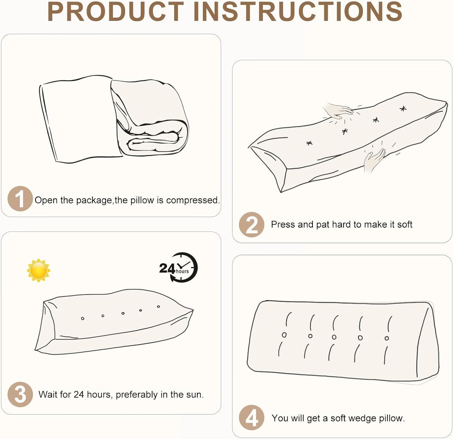 Wedge Pillow Headboard Twin/Twin XL Triangular Bed Wedge Pillow for Headboard, Headboard Pillow Reading Pillow for Daybeds and Bunk Beds with Removable Velvet Cover