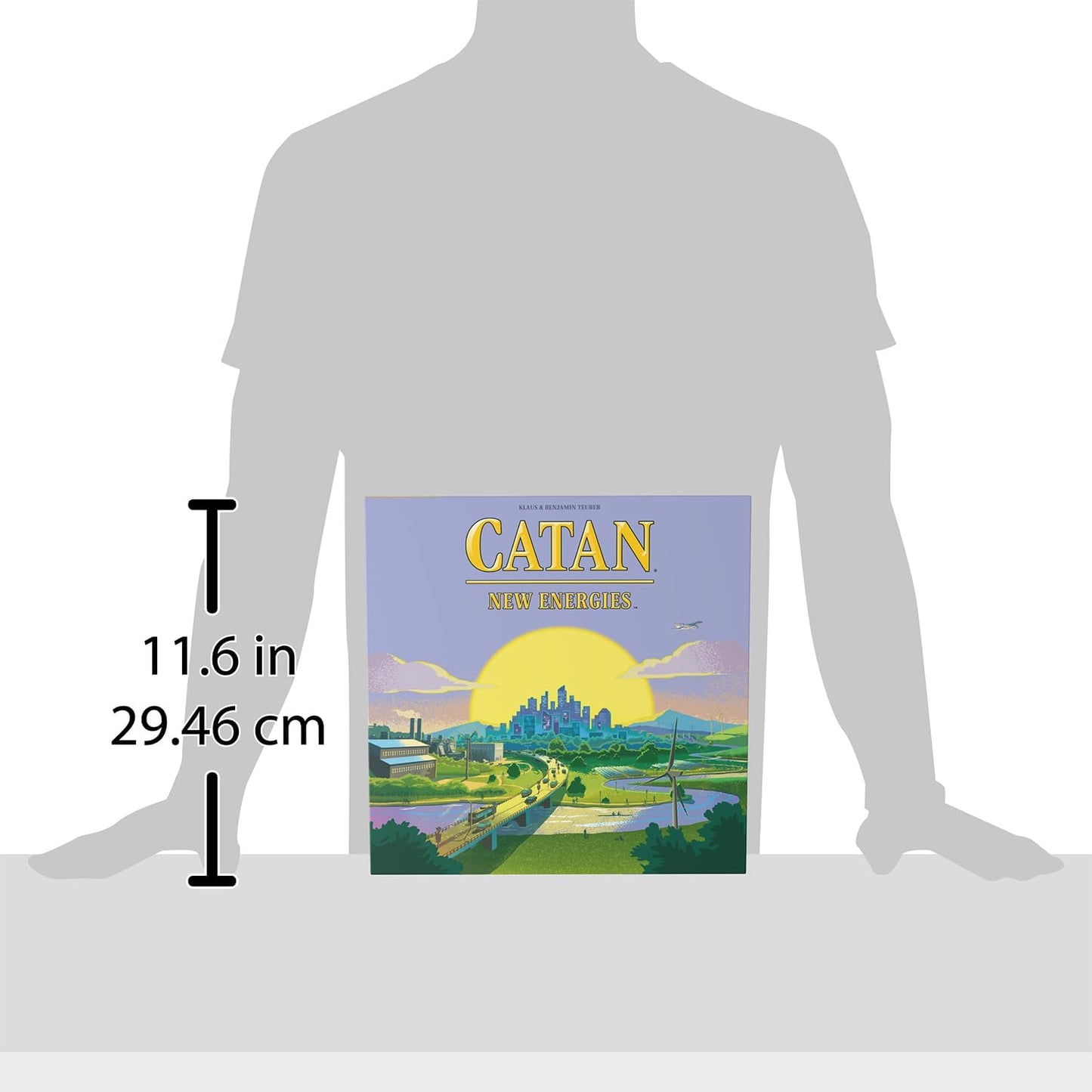 CATAN New Energies Board Game - Sustainable Resources & Strategy, Classic Gameplay with a Modern Twist! Family Game for Kids and Adults, Ages 12+, 3-4 Players, 90 Min Playtime, Made by CATAN Studio