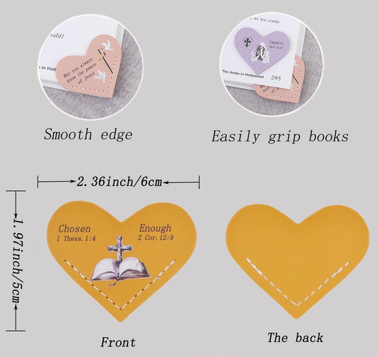 Christian Gifts for Women First Communion Gifts for Girls and Boys Leather Bookmark for Kids Women Personalized Book Accessories Bible Bookmark for Reading,Book Lovers Gifts