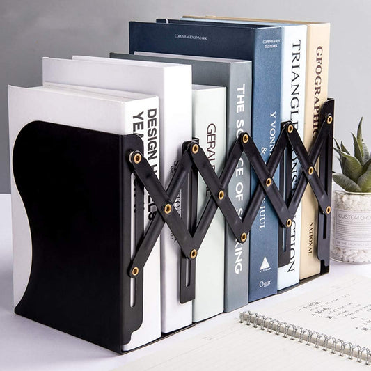 Adjustable Bookend Desktop Bookend Stand Holder Expandable Bookcase