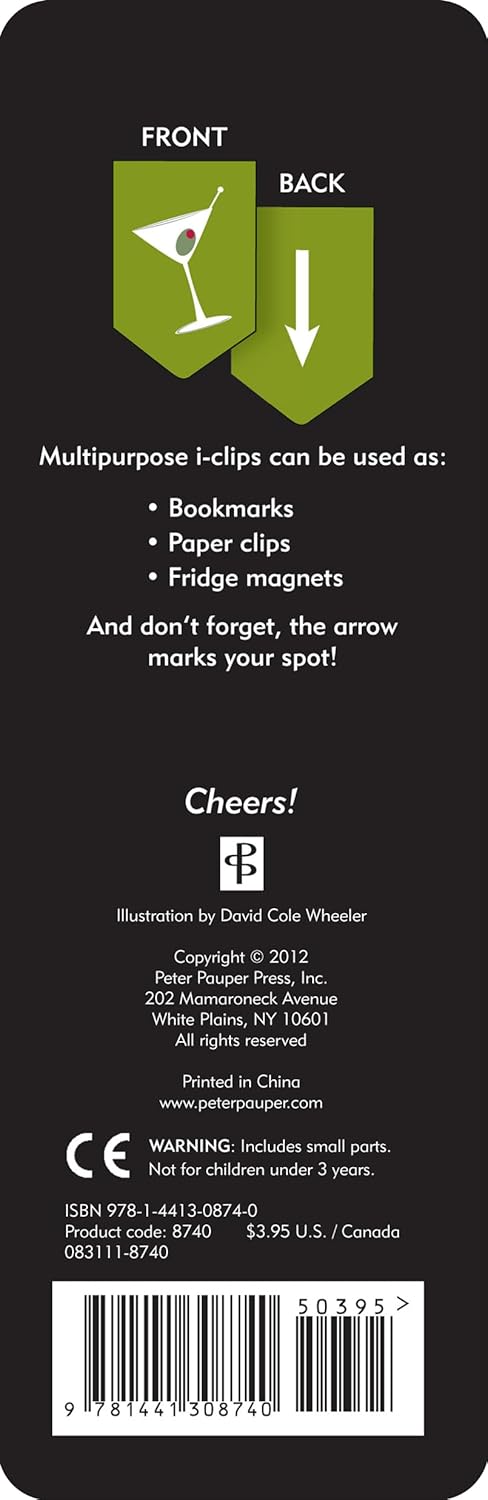 Cheers! i-Clips Magnetic Bookmarks