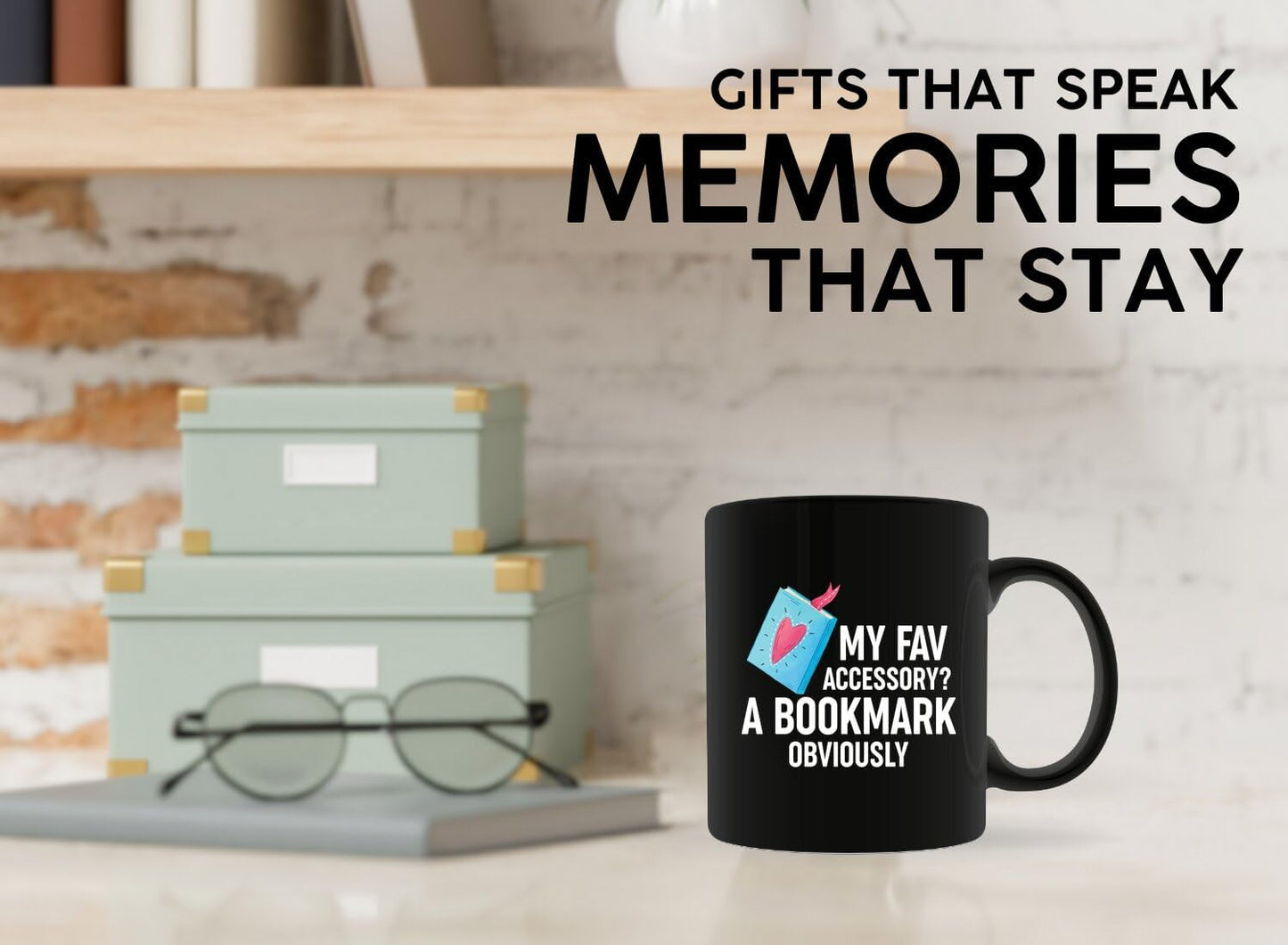 Book Lovers Coffee Mug 11oz Black -Bookmark accessory - Book Reader Bookworm Addict Bookish Librarian Nerd Gifts Decor for Men Women