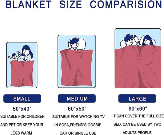 Throw Blankets Anniversary Birthday Gift for Mom from Daughter Son, Dear Mom Blanket for Mother's Day, Super Soft Flannel Throw Blankets for Christmas Valentines Day for Bed Couch
