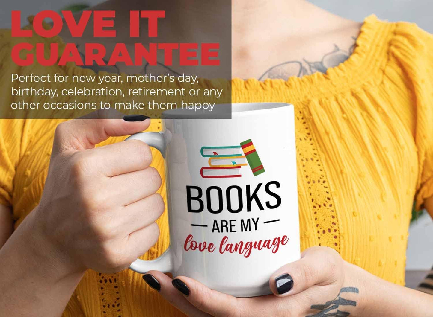 Bubble Hugs Book lovers Coffee Mug 15oz White - Books My Love - Author Writer Library Library Editor Introvert Book Lovers Cat Lover Chill Relax Bookworm Reading