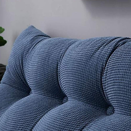 Reading Solid Color Pillow Bolster Positioning Support Wedge Pillow Lumbar Support Pillow for Sofa Bed Bunk Chair Bolster(Size:200x50x20cm(79x20x8),Color:Blue)