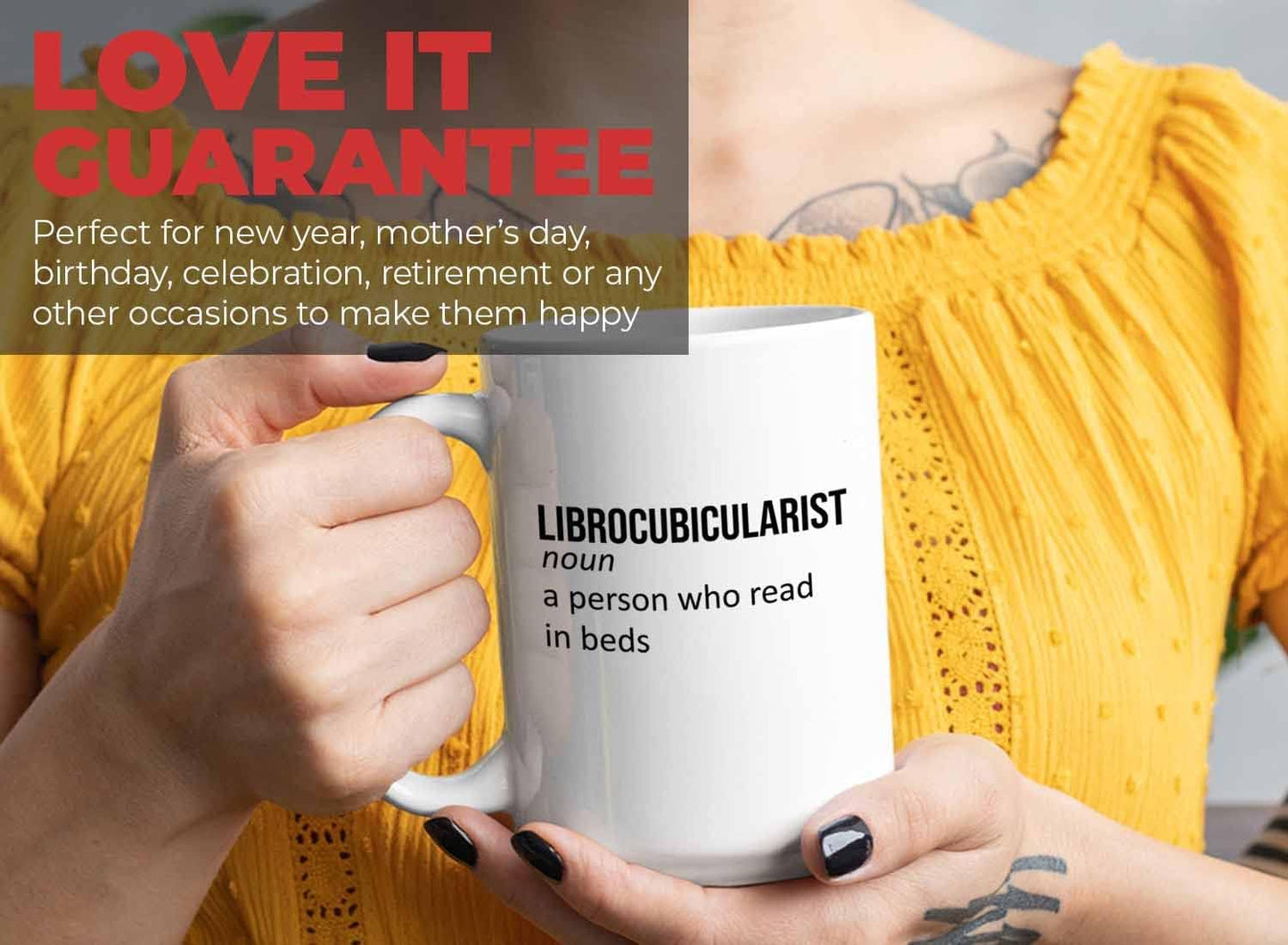 Bubble Hugs Writer Coffee Mug 15oz White - Librocubicularist A person who read in beds - Reading Book Lover for Bookworm Bibliophile Librarians Author Readers Bookish