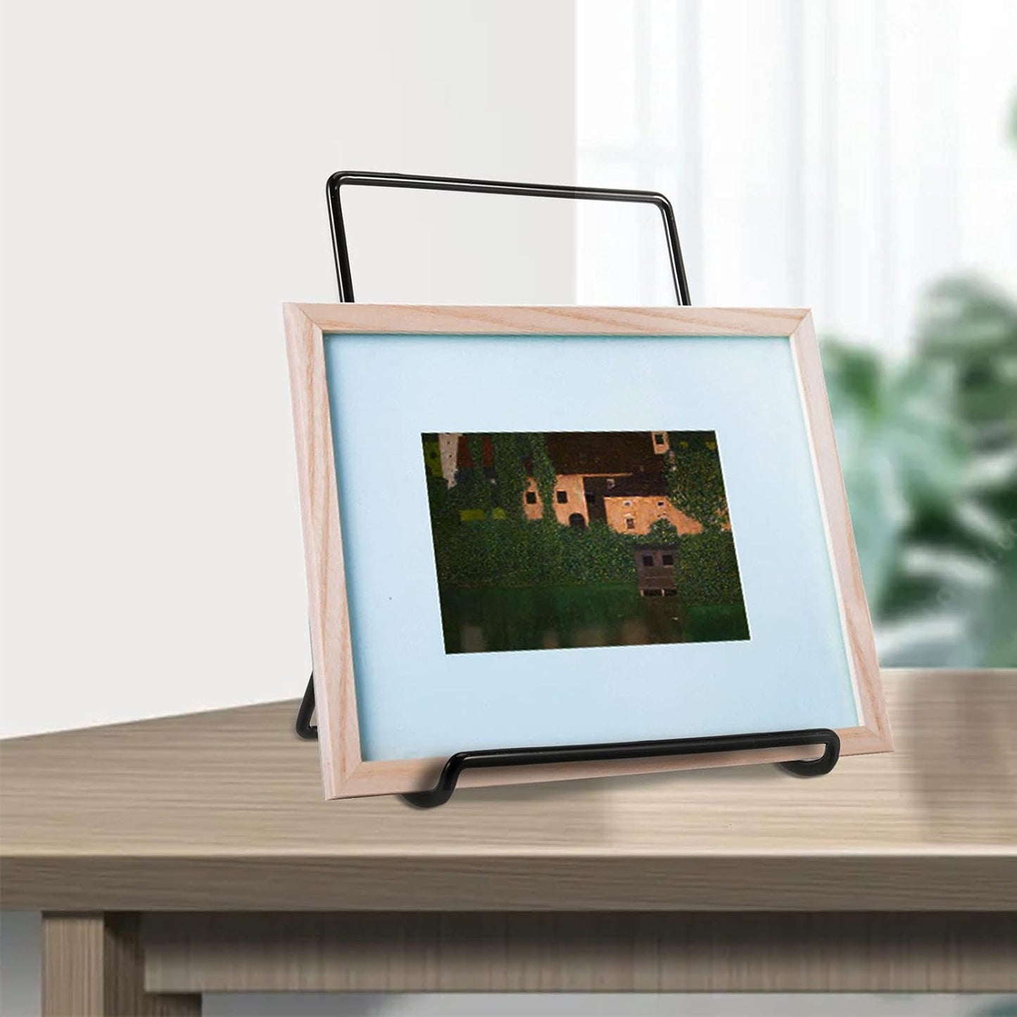 PINGEUI 20 Pack 7" x 5.3" Adjustable Iron Display Stand for Tablet, Books, Photos, Plates, Cookbooks - Foldable Wire Holder