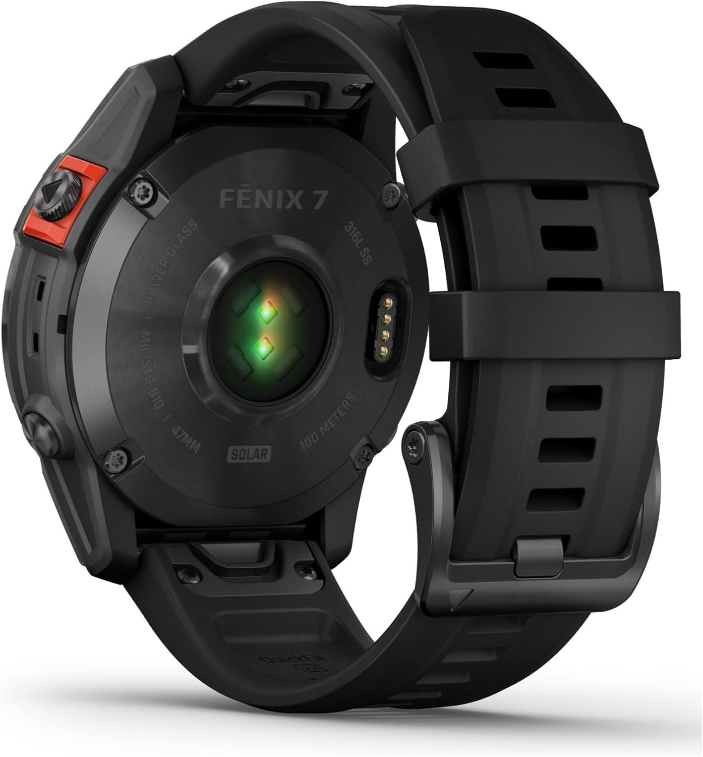 Garmin Fenix 7 Solar, Adventure smartwatch, with Solar Charging Capabilities, Rugged Outdoor Watch with GPS, Touchscreen, Health and Wellness Features, Slate Gray with Black Band