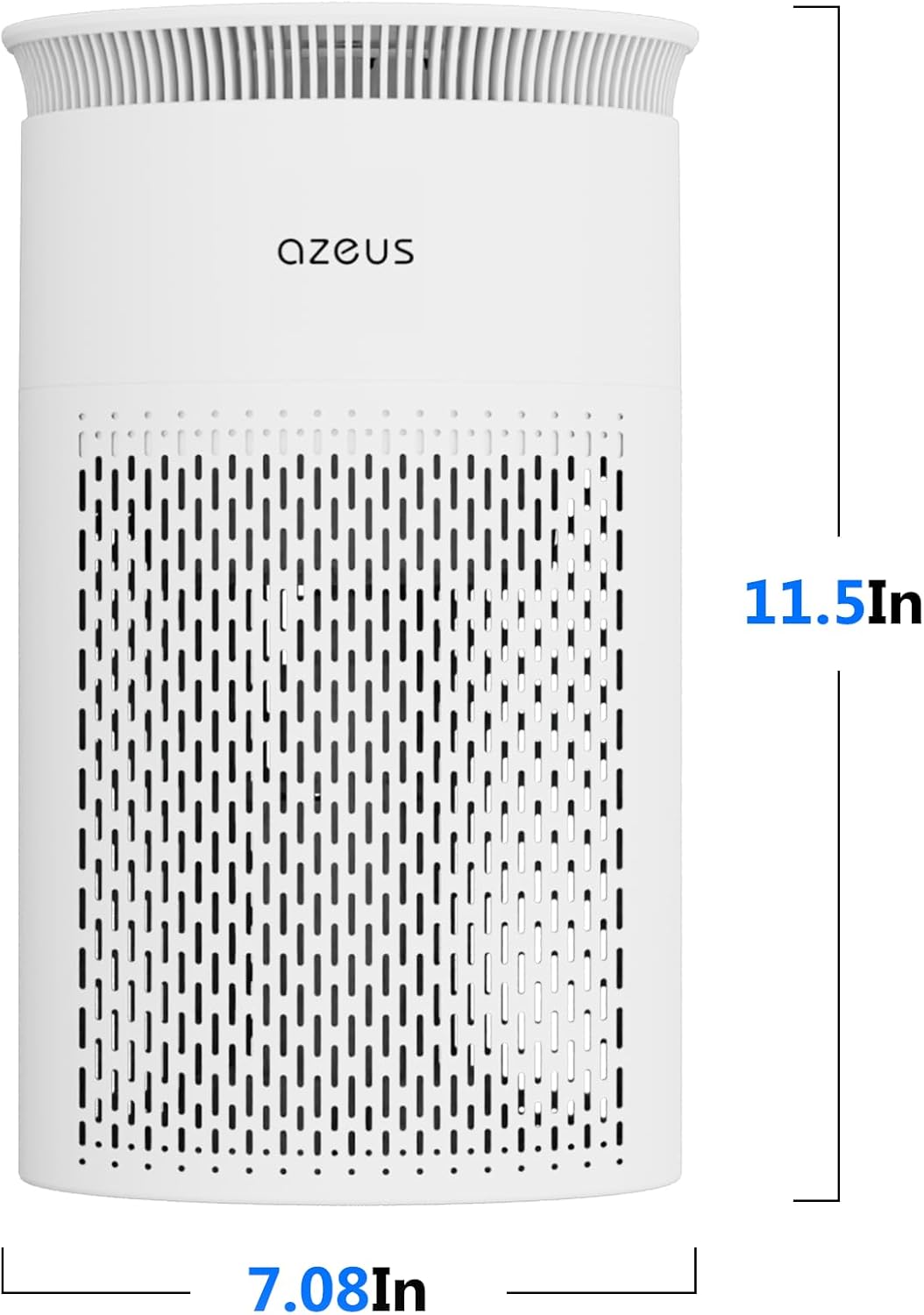 AZEUS Air Purifier for Home, Compact Air Cleaning Device with Multi-Layer Filter, Quiet Operation for Bedroom, Office & Living Room