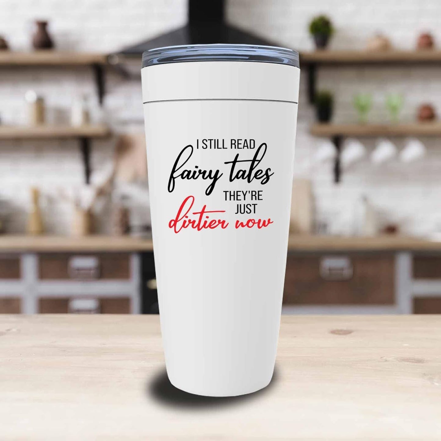 Book lovers White Edition Viking Tumbler 20oz - Tales Just Dirtier - Author Writer Book Library Editor Introverts Lovers Cat Chill Relax Bookworm Reading
