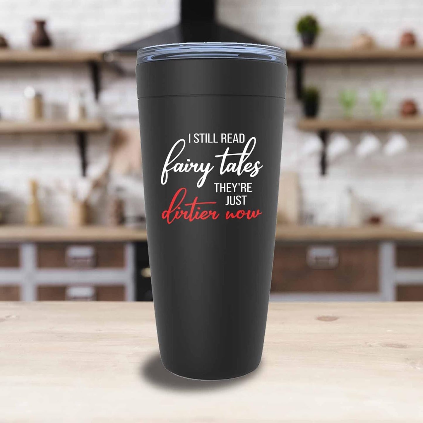 Book lovers Black Edition Viking Tumbler 20oz - Tales Just Dirtier - Author Writer Book Library Editor Introverts Lovers Cat Chill Relax Bookworm Reading