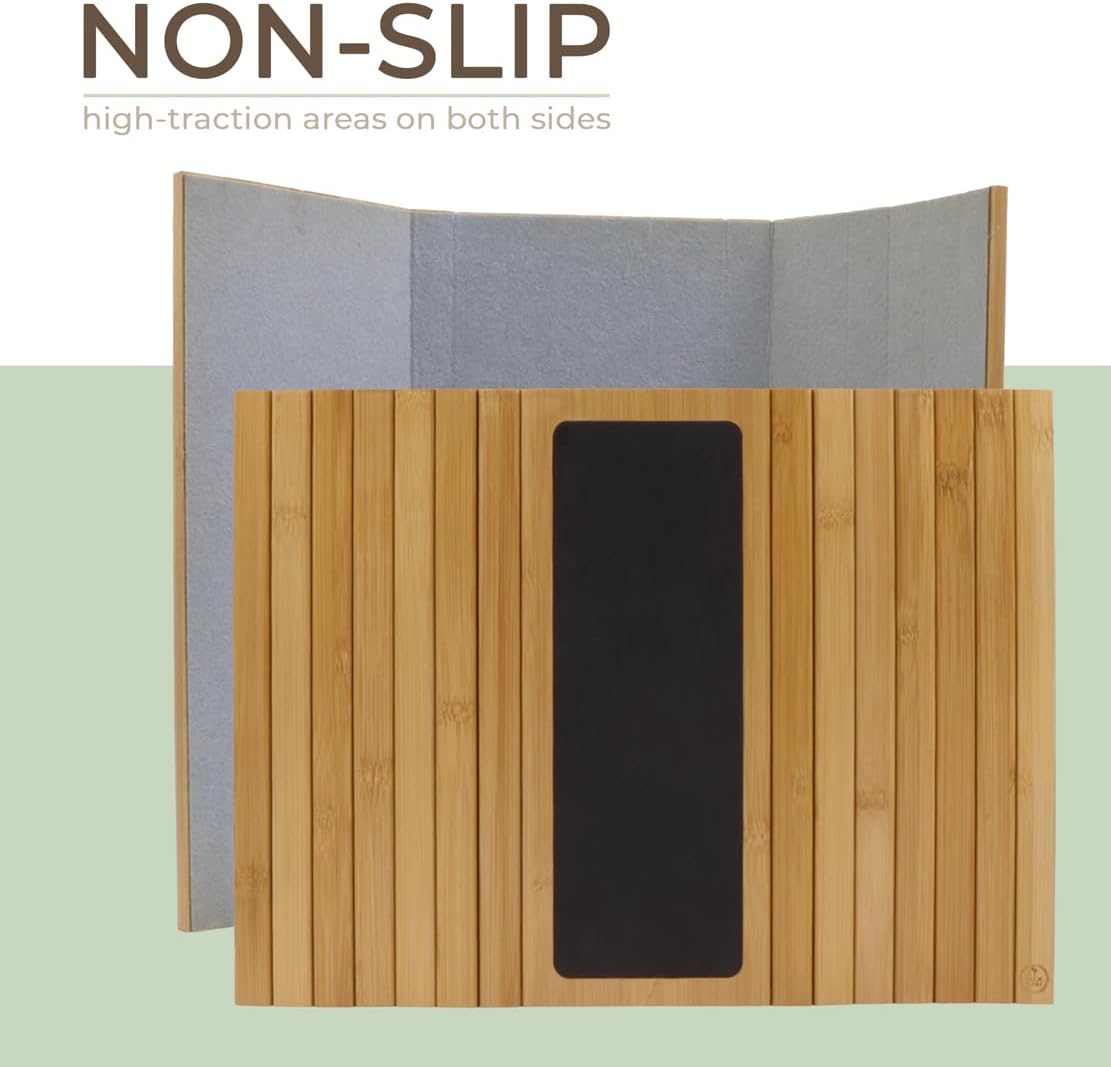 Bamboo Sofa Arm Tray: Sustainable Drink Holder & Organizer - Non-Slip Couch Armrest Protector with Coaster Functionality