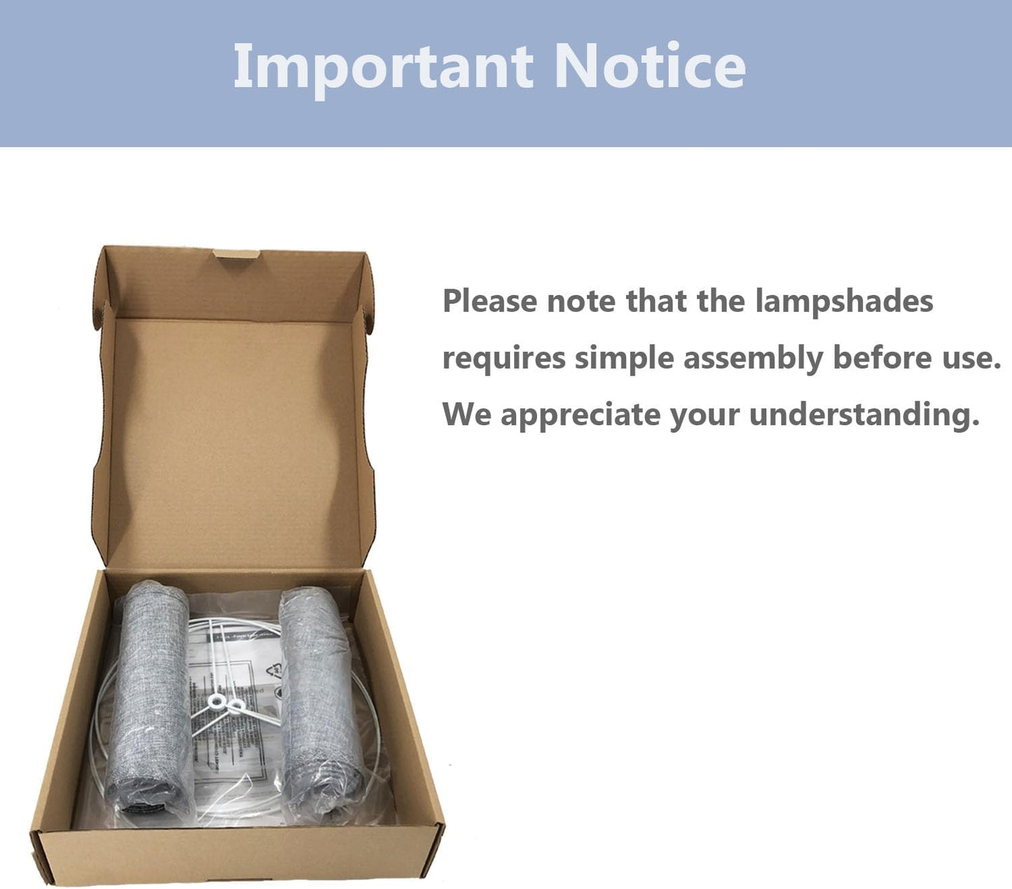 lampshades Set of 2, Drum Lamp Shades Set of 2, Lamp Shades for Table Lamps Easy Assembly Required Lamps Shades Natural Linen Fabric (Grey, 12"x12"x9")