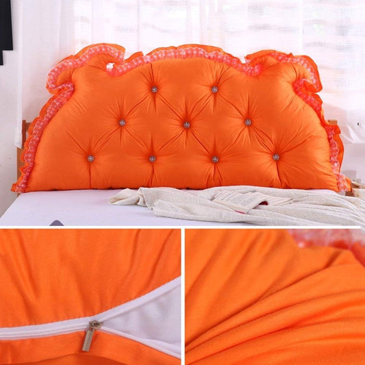 Headboard Bedside Cushion Pads Cotton Soft Case Large Back Waistguard Neck Guard Highly Flexible, 6 Colors (Color : 2#, Size : 135 × 15 × 70cm)