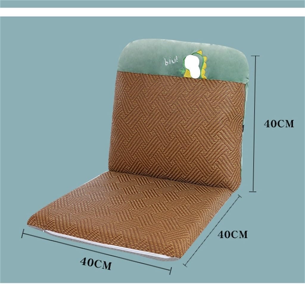 Mat Rattan Seat Cushion Lumbar Pillow Office Back Support(E)