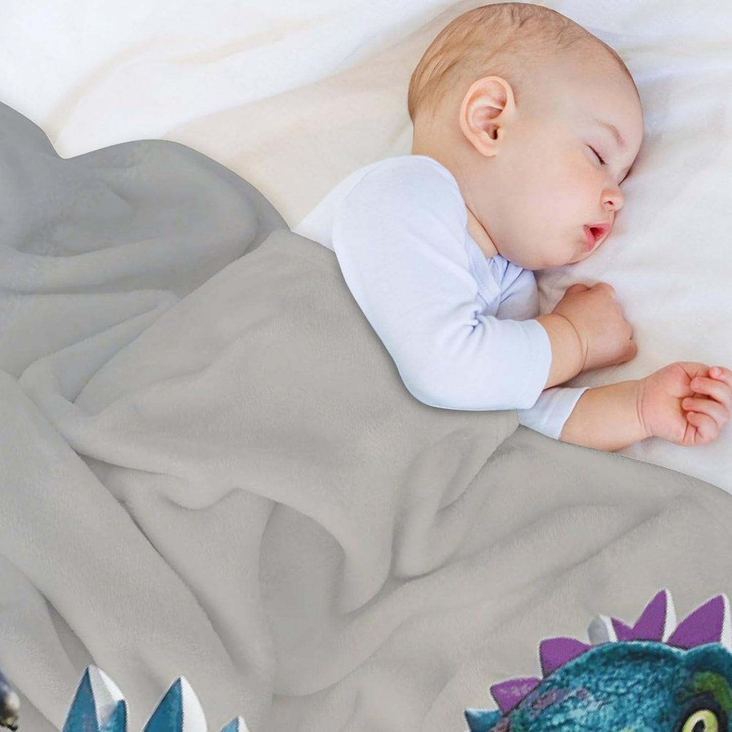Dinosaur Bicycle Blanket Super Soft Lightweight Throw Blanket Cute Cozy Warm Bed Blanket Decorative Fuzzy Blanket All-Season Home Decor Gift for Sofa Couch Living Room 50"*60"(130 * 150cm)