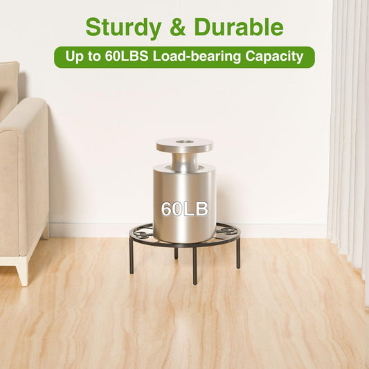 10.24IN Short Plant Stand-Heavy Duty Flower Pot Stand, Potted Plant Holder, Anti-rust Metal Plant Pot Shelf for Room Indoor and Outdoor Courtyard, Gardens.