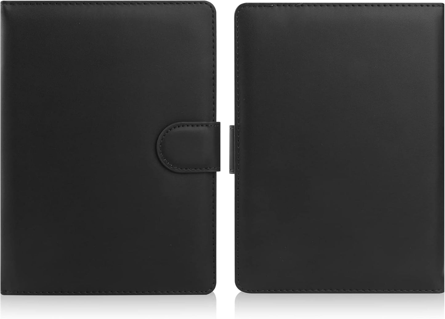 Universal Case Compatible with 6.8" Kindle Paperwhite/6" All-New Kindle 2022 & 2019/Kobo Clara HD/Kobo Clara 2E Leather Stand Cover for 6-6.8'' Pocketbook/Tolino E-Book Reader, Black