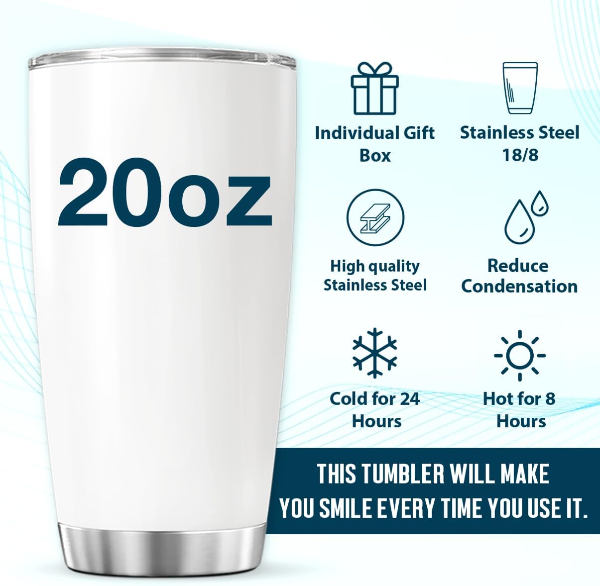 CUBICER Just A Girl Who Loves Books Floral Stainless Steel 20 Oz Tumbler For Book Lovers Women Readers Literature Gift Coffee Heat Cool Mug Outdoor Drink Insulated Travel