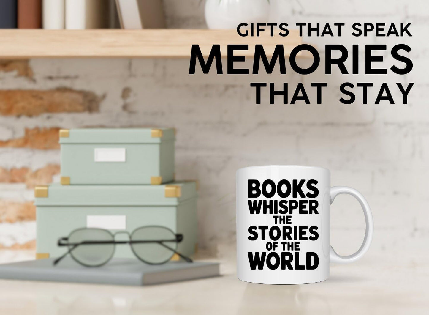 Reader Coffee Mug 11oz White -Books whisper - Gift for Reader Book Lover Funny Reading Readers Writers Women Bookish Club