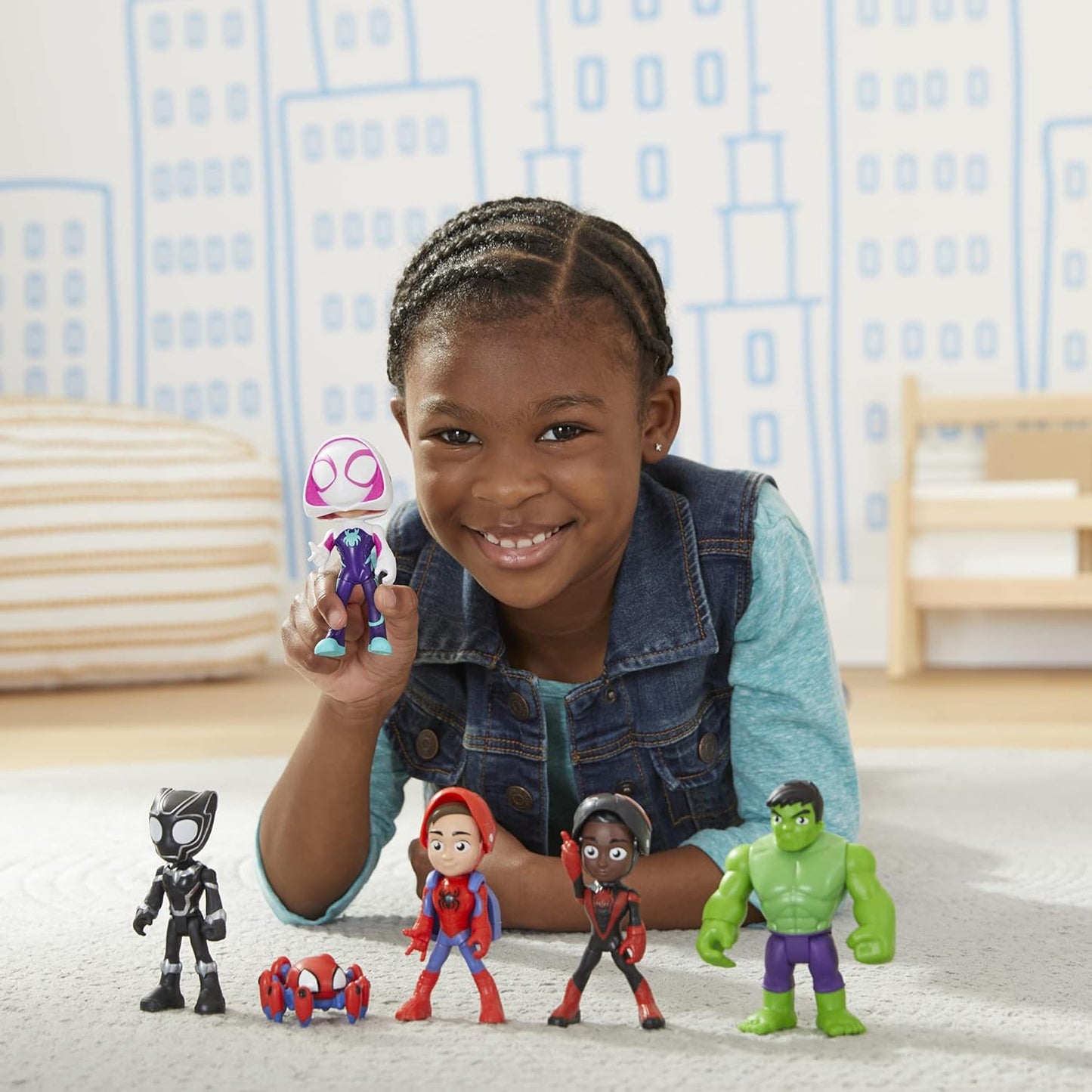 Spidey and his Amazing Friends Marvel Hero Reveal Multipack with Mask-Flip Feature, 4-Inch Action Figure Toys, Kids 3+ (Amazon Exclusive)
