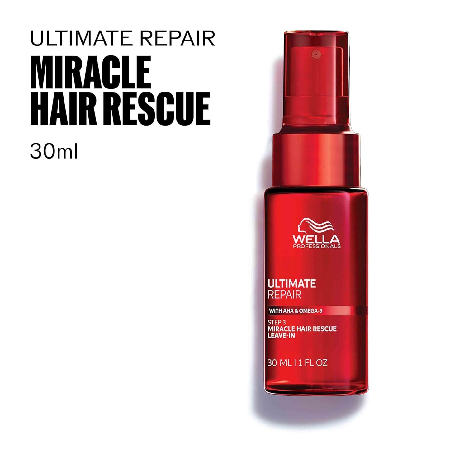 Wella Professionals ULTIMATE REPAIR Miracle Hair Rescue for Damaged Hair | Luxury Leave-In Treatment | Instant, Long-Lasting Repair & Protection in 90 Seconds | All Hair Types - Packaging May Vary