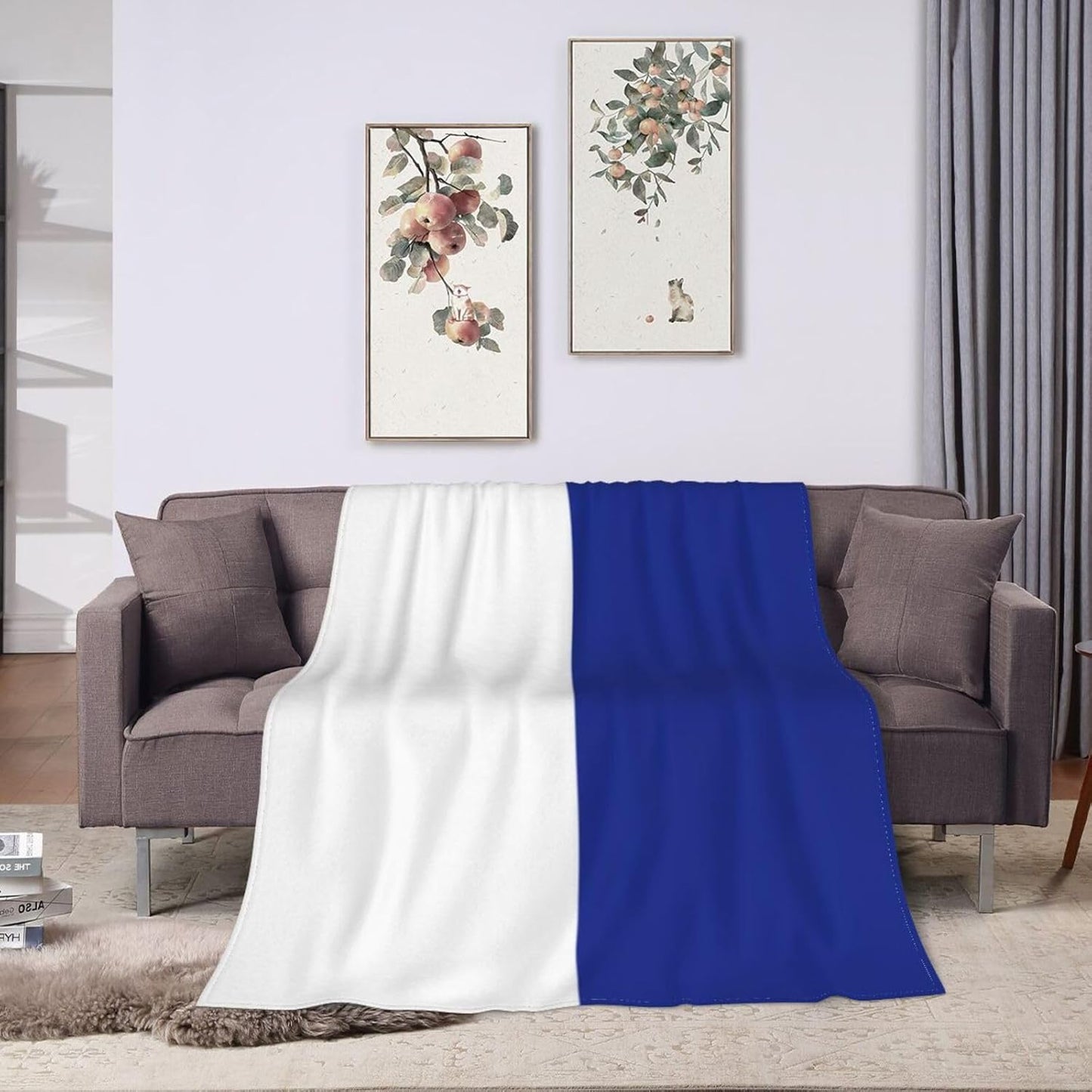 Throw Blanket Soft Warm Bed 1920 Flannel Blanket for Sorority Gifts 50"x40"