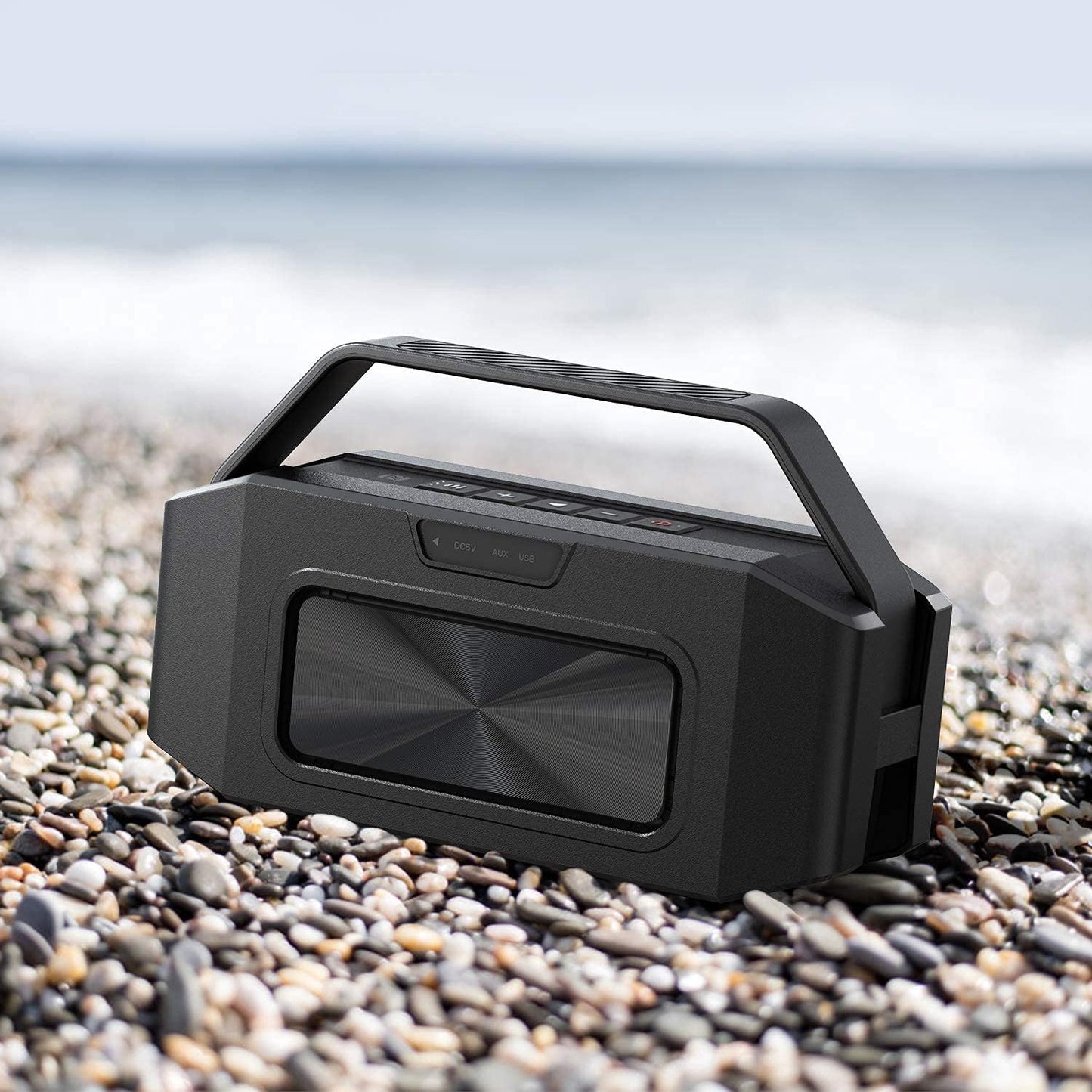 W-KING Loud Bluetooth Speaker, 100W Max IPX6 Portable Outdoor Speakers Bluetooth Wireless/60W Deep Bass Radiator/2 Subwoofer/2 Pairing/40H/TF/AUX/EQ, IPX6 Party Big Large Waterproof Speaker Boombox