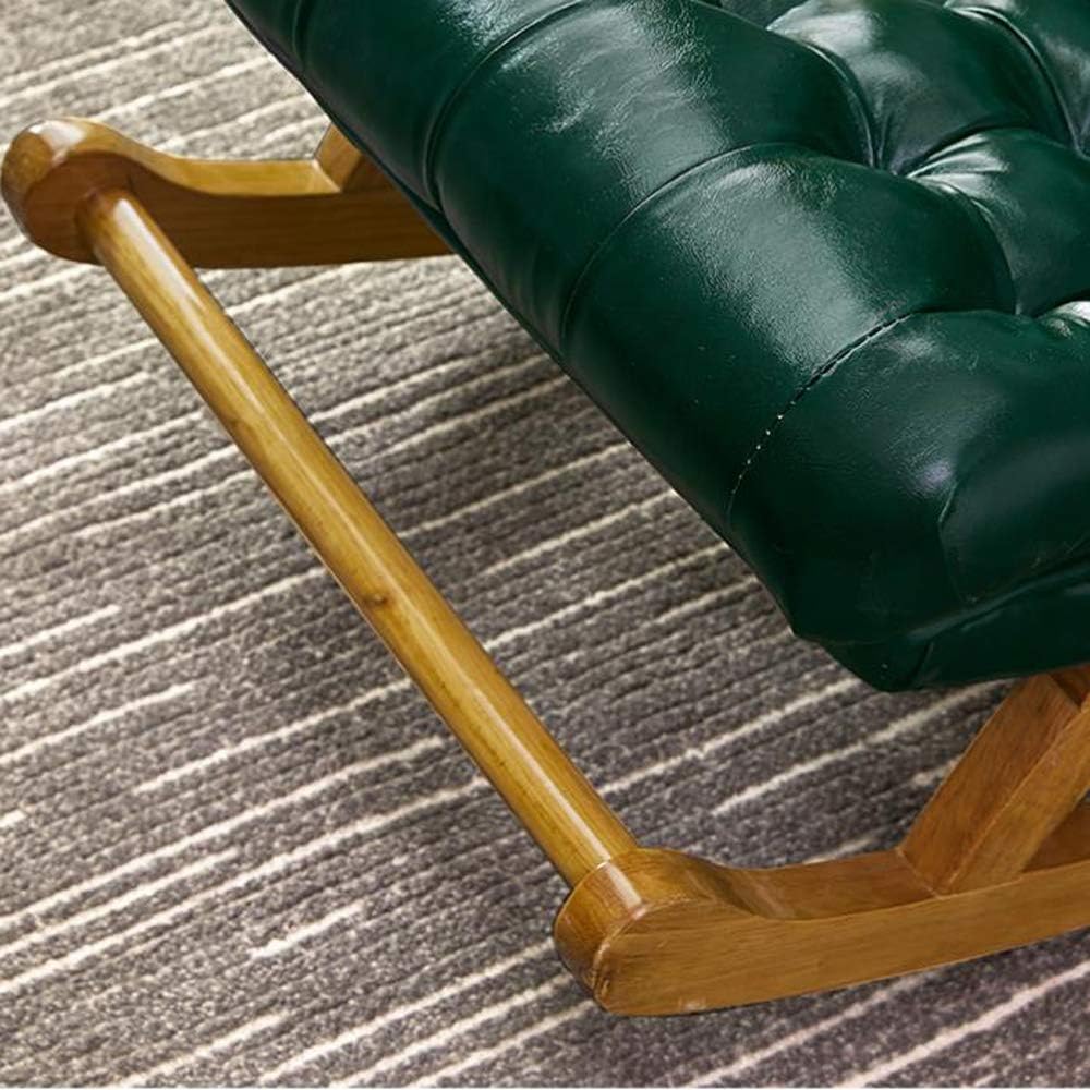LSLYTQ Solid Wood Reclin Rocking Chair Reading Chair Deck Chair Coffee Chair Dining Chair Air Sun Loung Pregnant Woman Chair Leisure Sofa Chair