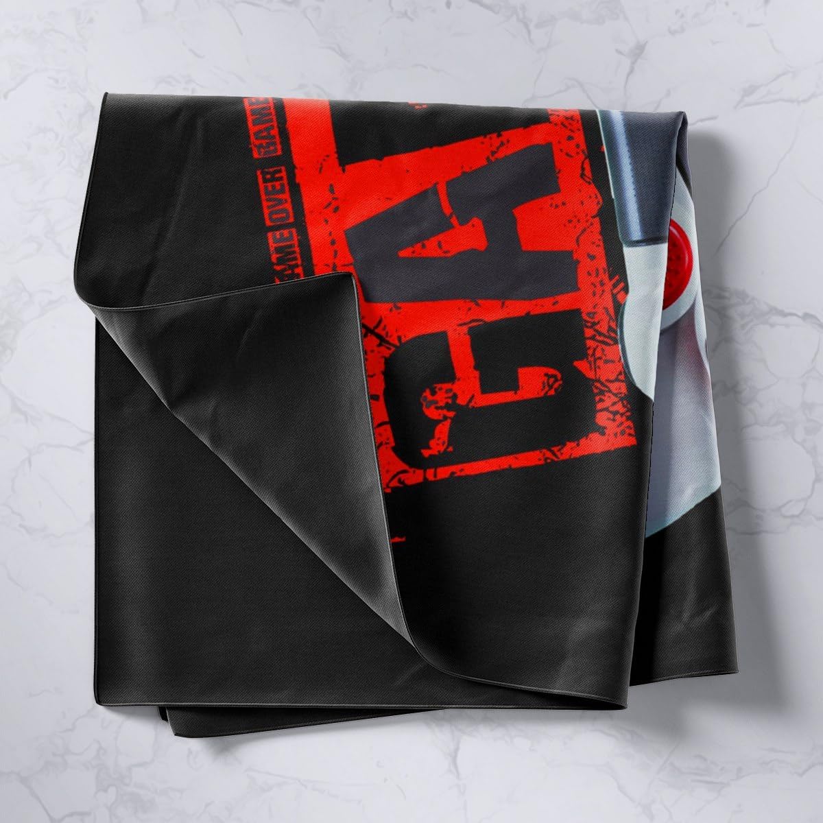 Feelyou Boys Gamer Tapestry Teens Red Black Gaming Wall Hanging Young Men Video Game Wall Blanket for Girls Kids Player Room Decor White Gamepad Art Decor for Bedroom Living Room Large 59x82