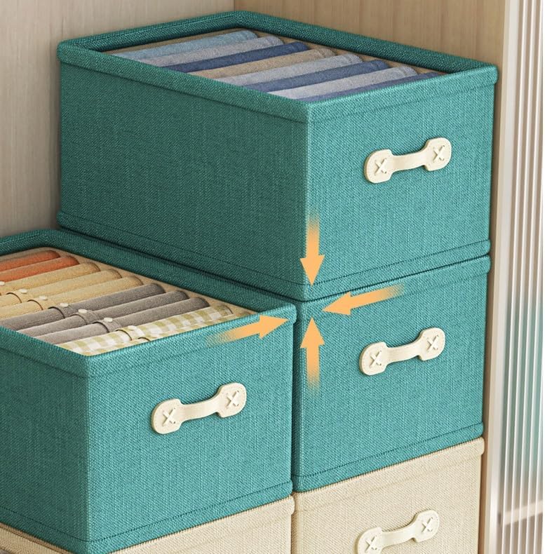 Household Clothing Pants Storage Box Foldable Large Capacity T-Shirt Sweater Wardrobe