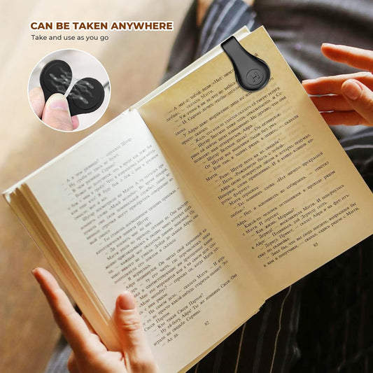 3 Pack Silicone Magnetic Bookmarks, Double-Sided Magnet Reading Clips, Page Holders for Men & Women, Ideal Gift for Book Lovers, Writers, and Avid Readers - Multicolor