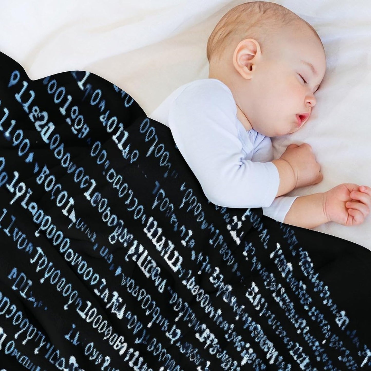 Programmer Programming Code Blanket Super Soft Lightweight Throw Blanket Cute Cozy Warm Bed Blanket Decorative Fuzzy Blanket All-Season Home Decor Gift for Sofa Couch Living Room 50"*60"(130 * 150cm)