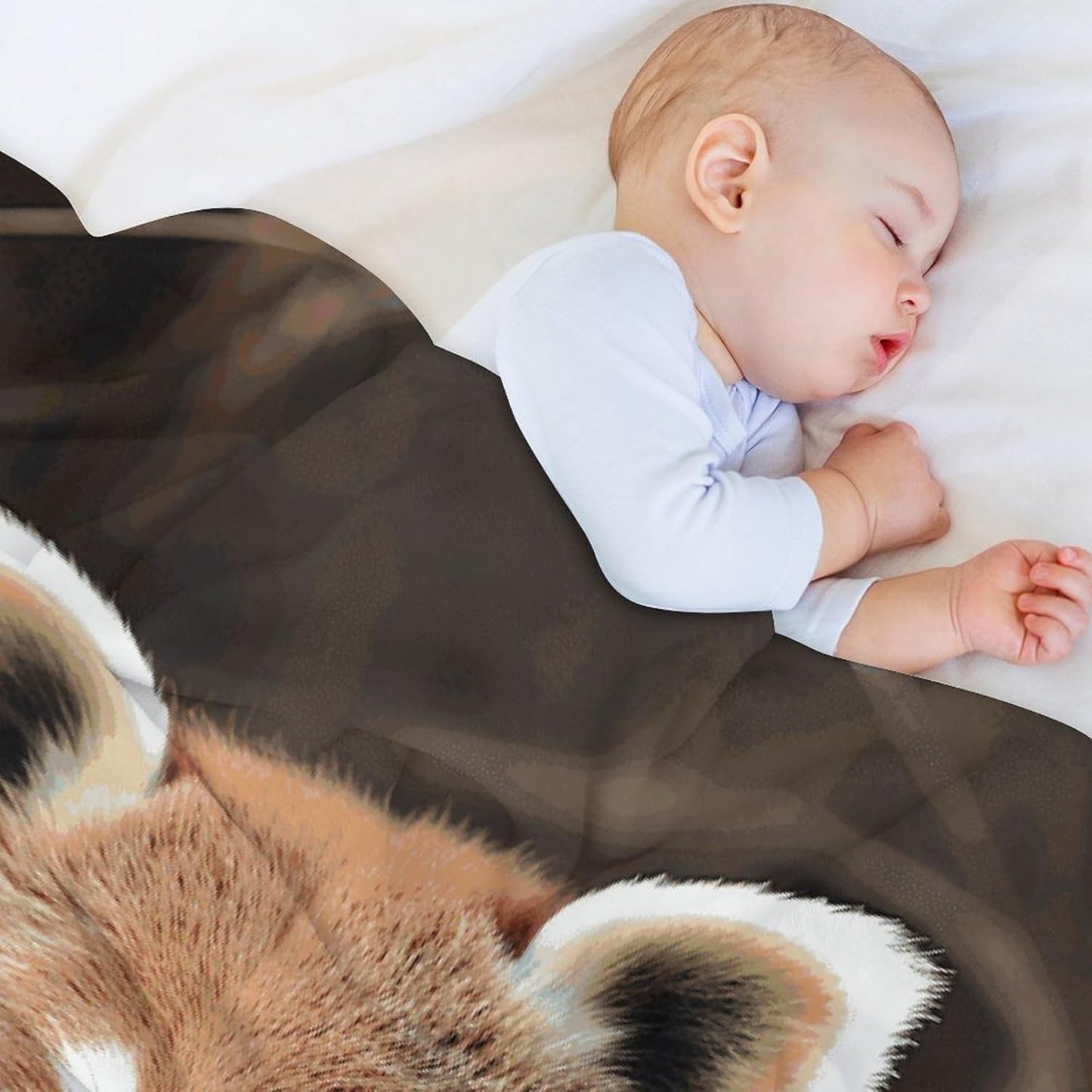 Red Pandas Blanket Super Soft Lightweight Throw Blanket Cute Cozy Warm Bed Blanket Decorative Fuzzy Blanket All-Season Home Decor Gift for Sofa Couch Living Room 40"*50" (100 * 130cm)