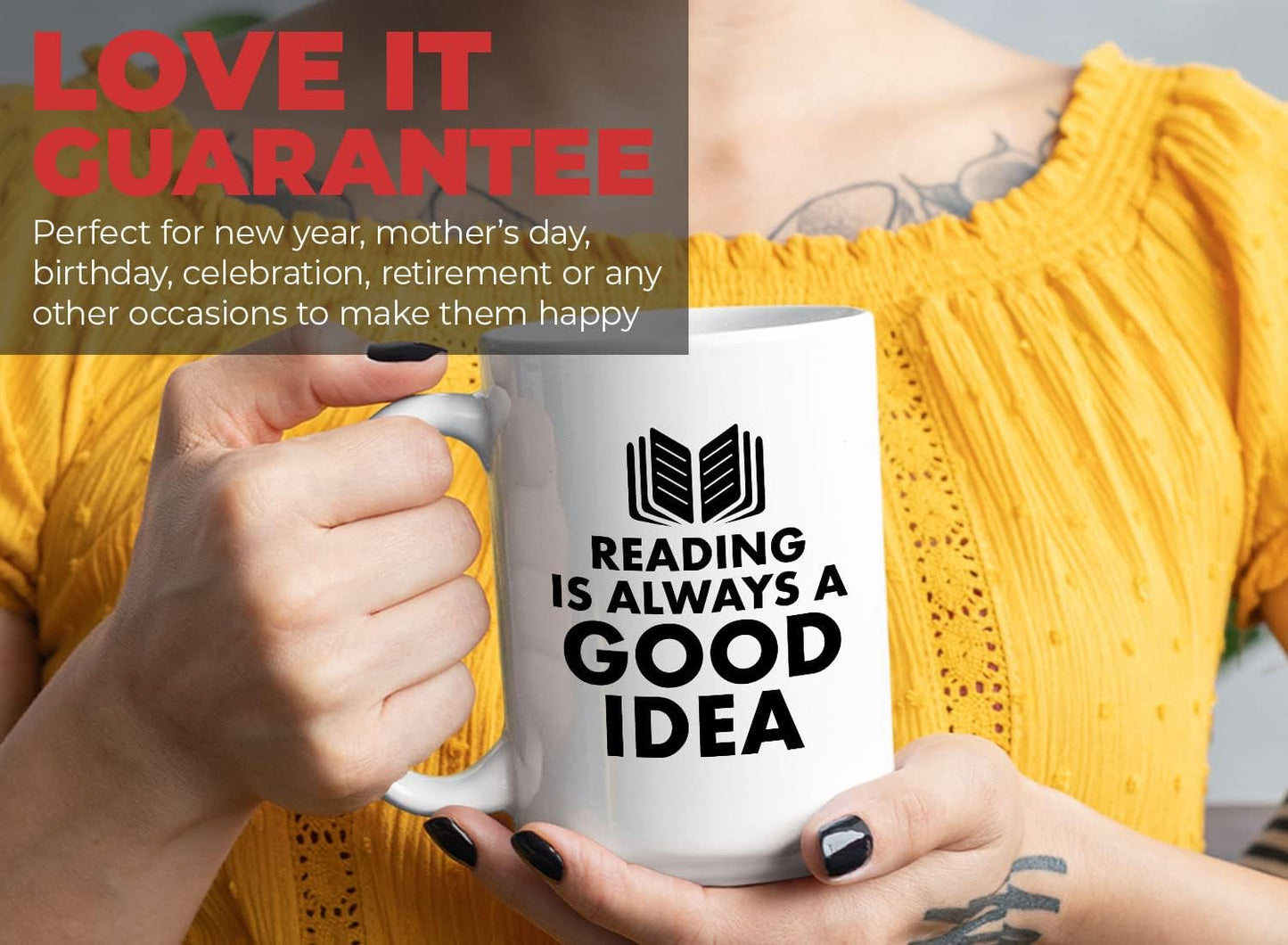 Book Lover Coffee Mug 15oz White - reading is - Literary librarian Literature Bookworm Historian Public Library Curator Bibliophile Bibliolater