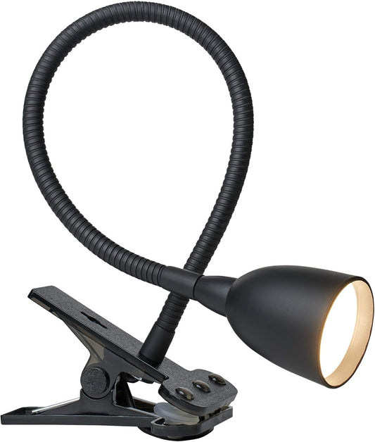 Newhouse Lighting NHCLP-OL-BK Olivia Dimmable and Color Temperature Changing Clamp Light Desk Lamp Black