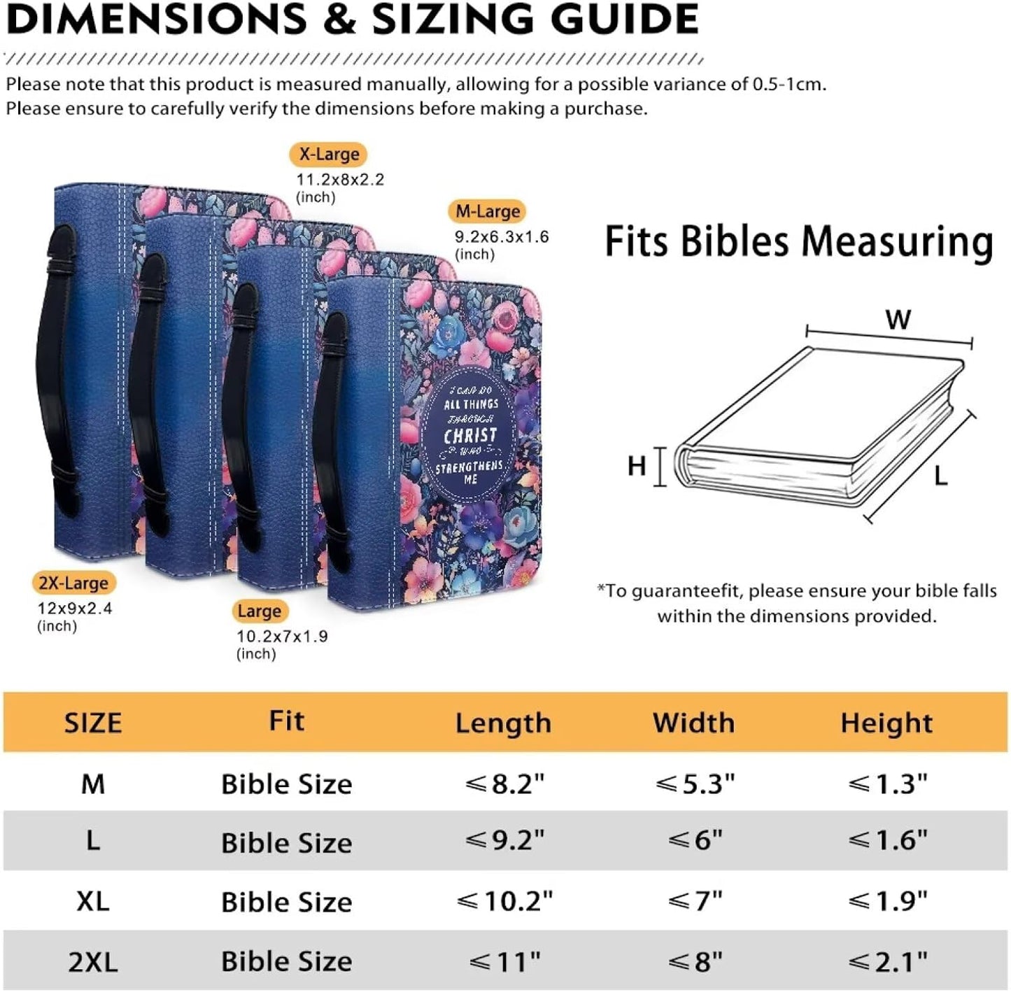 Bible Bag Bible Cover Bible Cases For Men Bible Cover Case For Women Bible Case