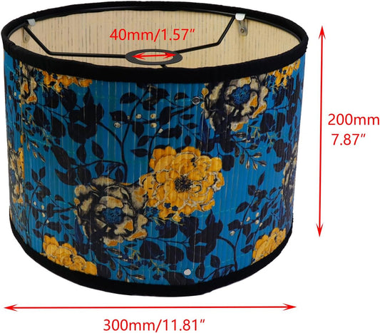 Crapyt Decorative Lamp Shades Lampshades for Floor Lamps Vintage Lamp Shade for Chandeliers, Floor Lamps, Table Lamps 11.81"×7.87" E27