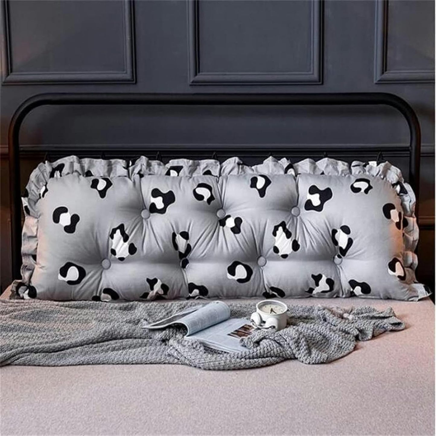 Rectangular Headboard Pillow, Removable Daybed Bed Lumbar Pillows Reading Pillow Positioning Support Wedge Pillow Bed Rest Pillows(A,180cm)
