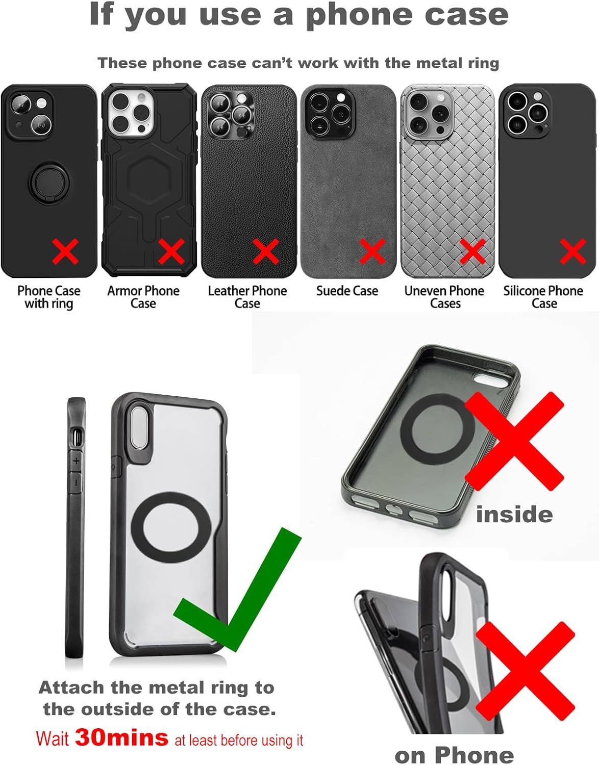 Upgraded 360° Nano Gel Vacuum Magnetic Phone Holder, 108+LBS Heavy Duty Suction Cup Phone Mount for Car Dashboard & Windshield, 3000gf MagSafe Compatible with iPhone 17/16 Pro Max