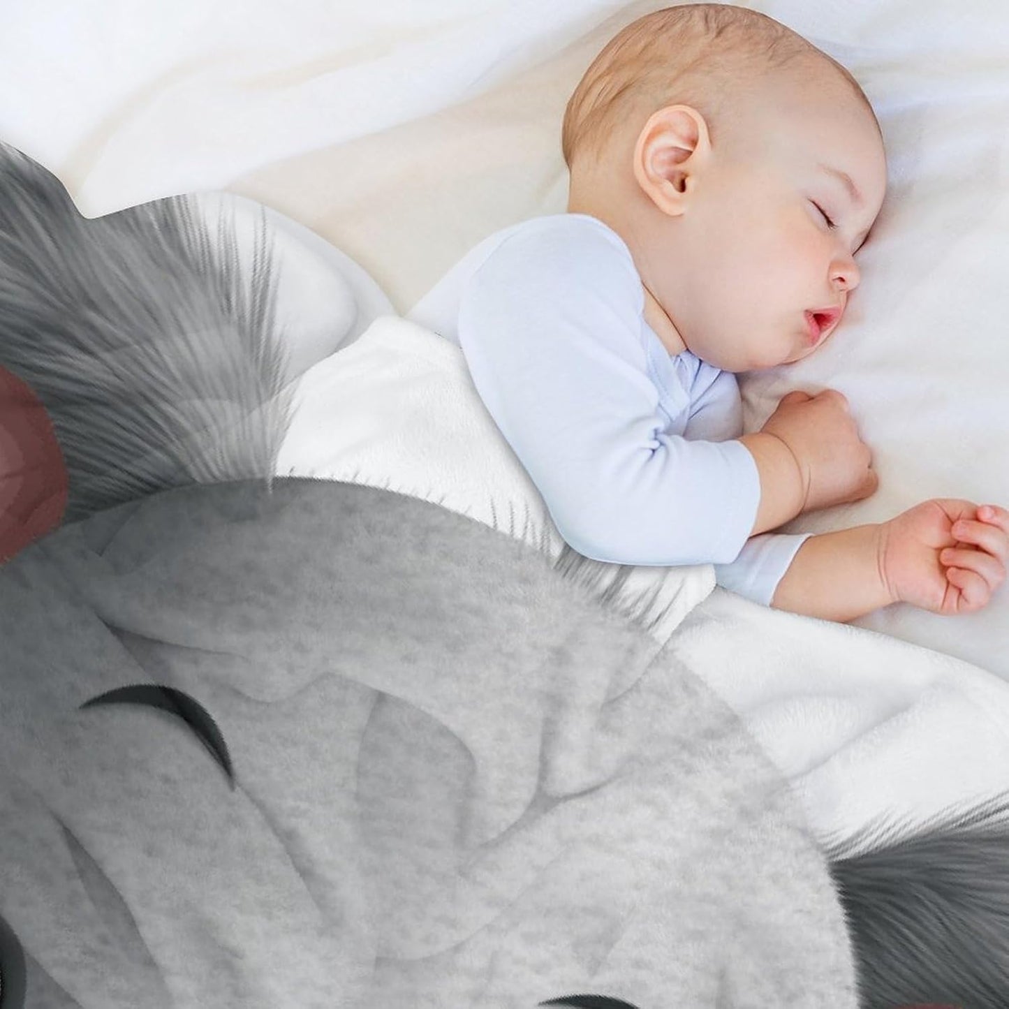 Cartoon Koala Throw Blanket for Couch Super Soft Warm Lightweight Throw Blankets Cozy Flannel Bed Blanket Cute Decorative Blankets for All Seasons Home Decor Gift 60"*80"(150 * 200cm)