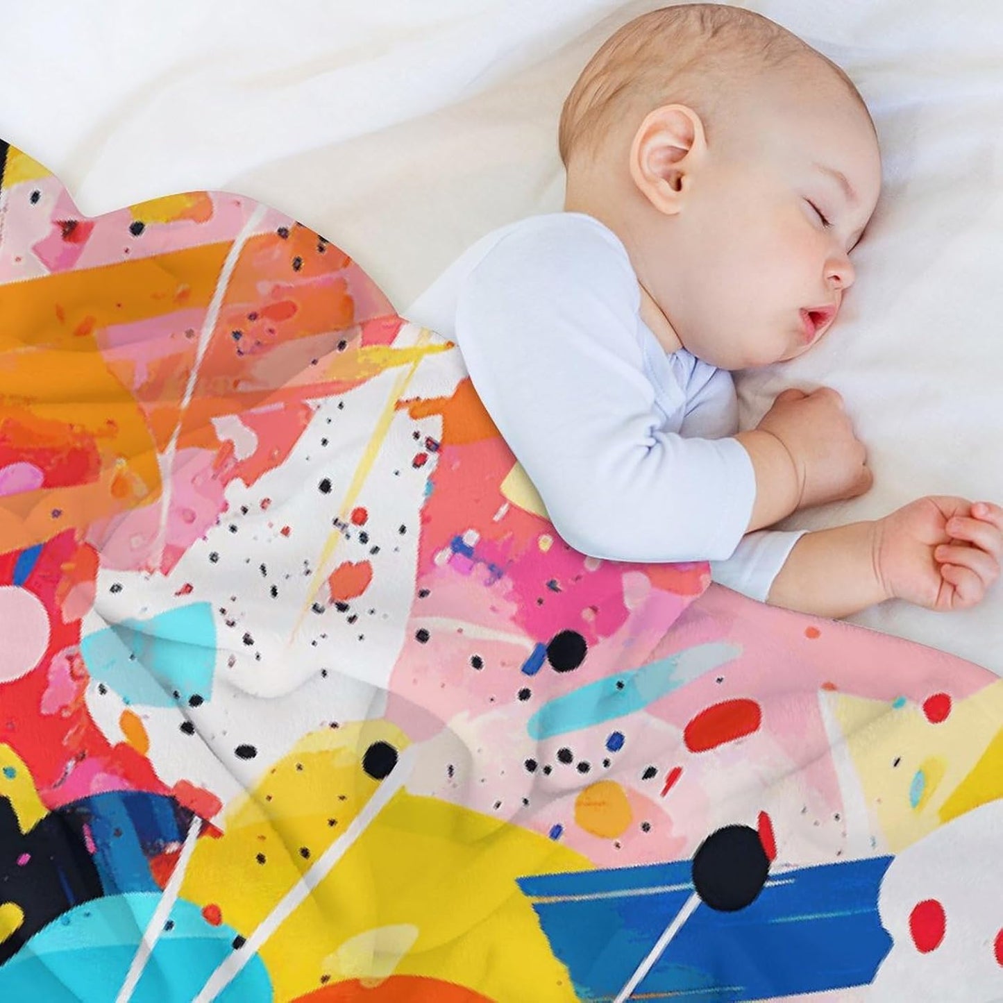 Pop Art Style Throw Blanket for Couch Super Soft Warm Lightweight Throw Blankets Cozy Flannel Bed Blanket Cute Decorative Blankets for All Seasons Home Decor Gift 60"*80"(150 * 200cm)
