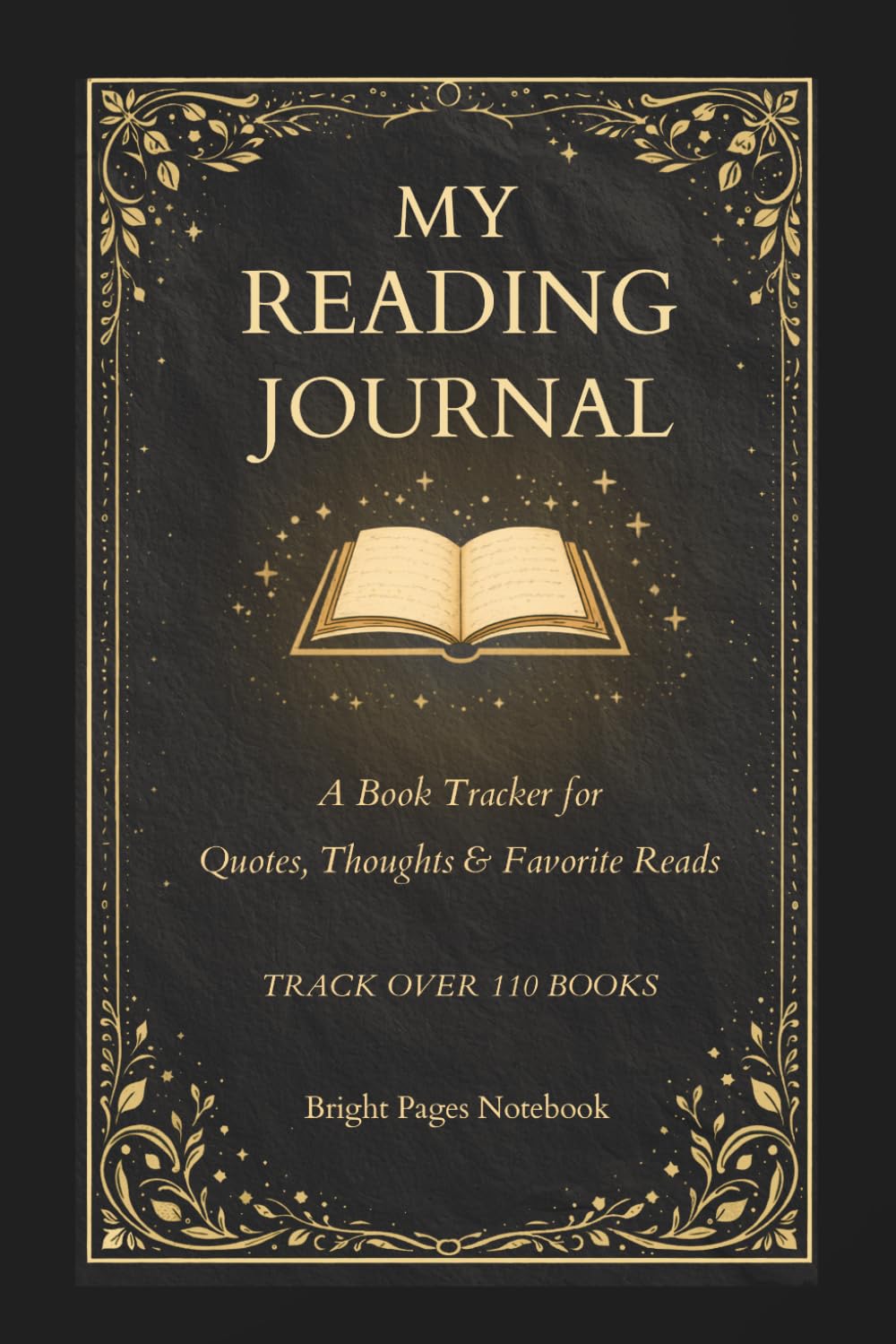 My Reading Journal: A Book Tracker for Quotes, Thoughts & Favorite Reads (Classic Black Edition)