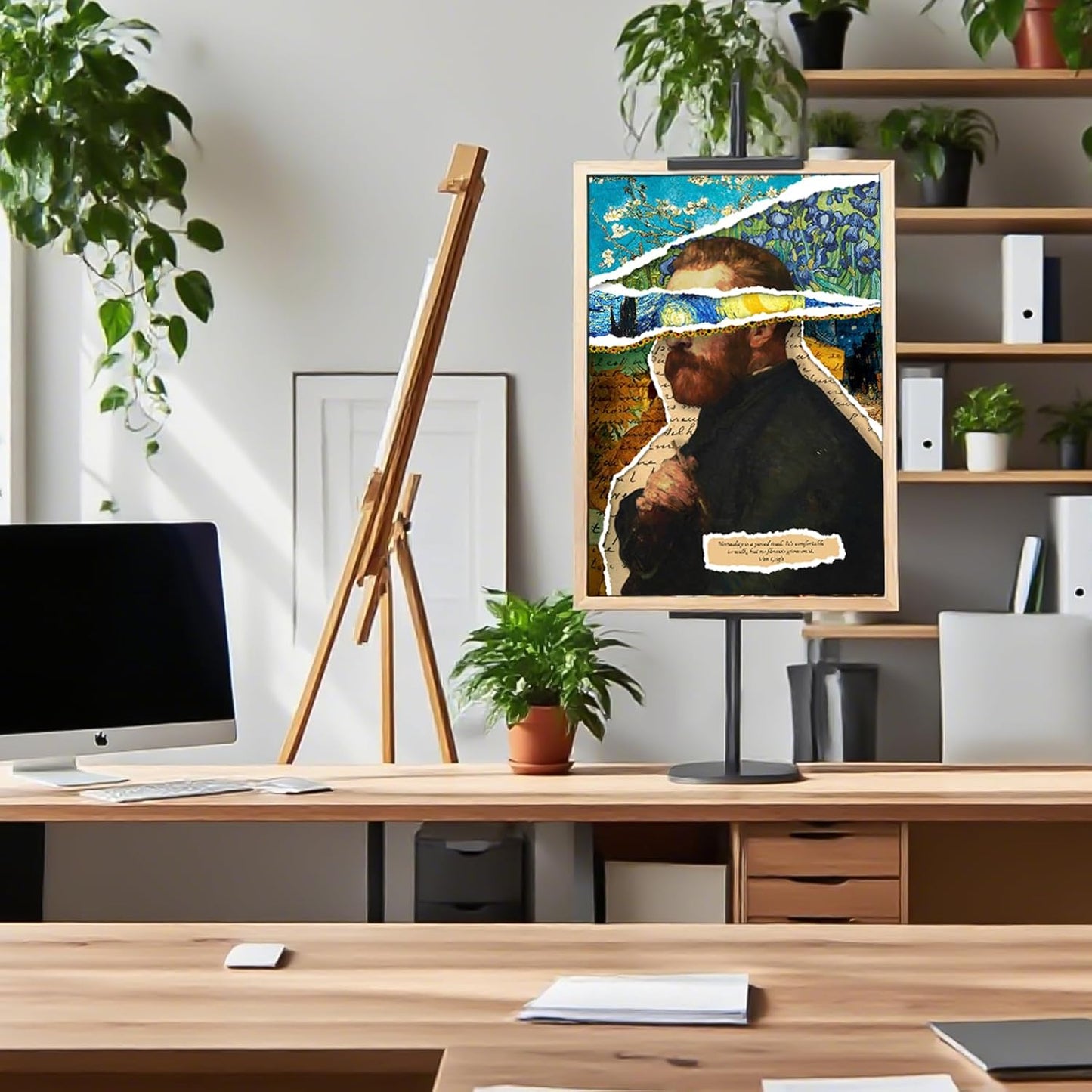 Adjustable Tabletop Easel Stand, Metal Easels for Display, Picture Frame Stand with Heavy Duty Round Base & Non-slip Pads, for Picture, Artwork, Photos,Signs (30in)