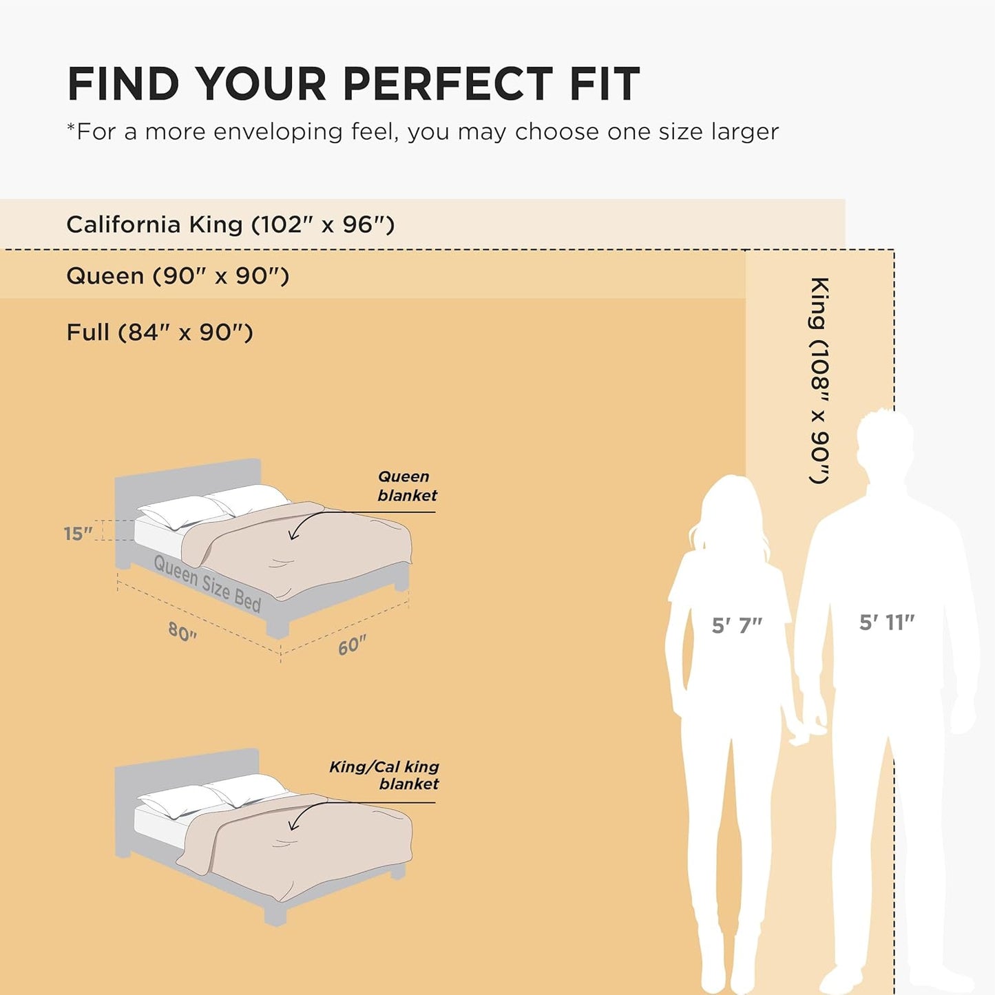 Bedsure GentleSoft King Size Blanket for Bed - Super Soft Cozy Blankets for Kids Girls, Large Fuzzy Fleece Throw for Bedroom Decor, Light Brown,108x90 Inches