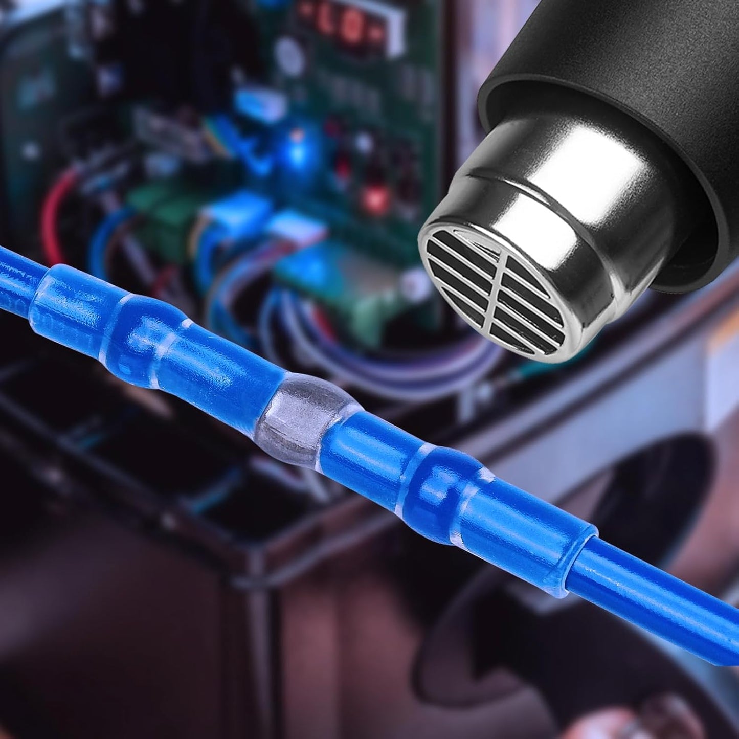 TICONN 150 PCS Solder Seal Wire Connectors, Heat Shrink Butt Connectors, Waterproof and Insulated Electrical Wire Terminals, Butt Splice (150PCS)