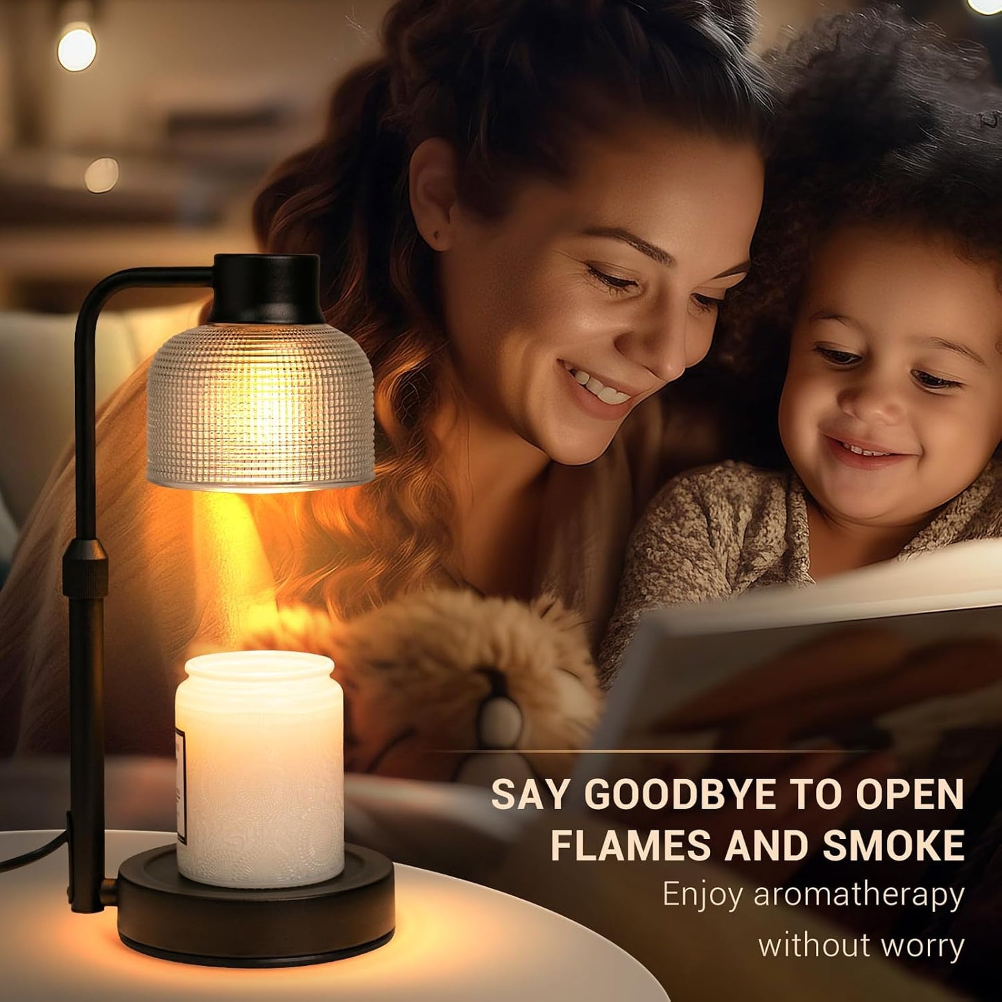 KLL Candle Warmer Lamp with Timer: Mothers Day Gifts, Birthday Gifts for Women Mom - House Warming Gift New Home Decor - Wax Melt Warmer for Scented Jar Candles