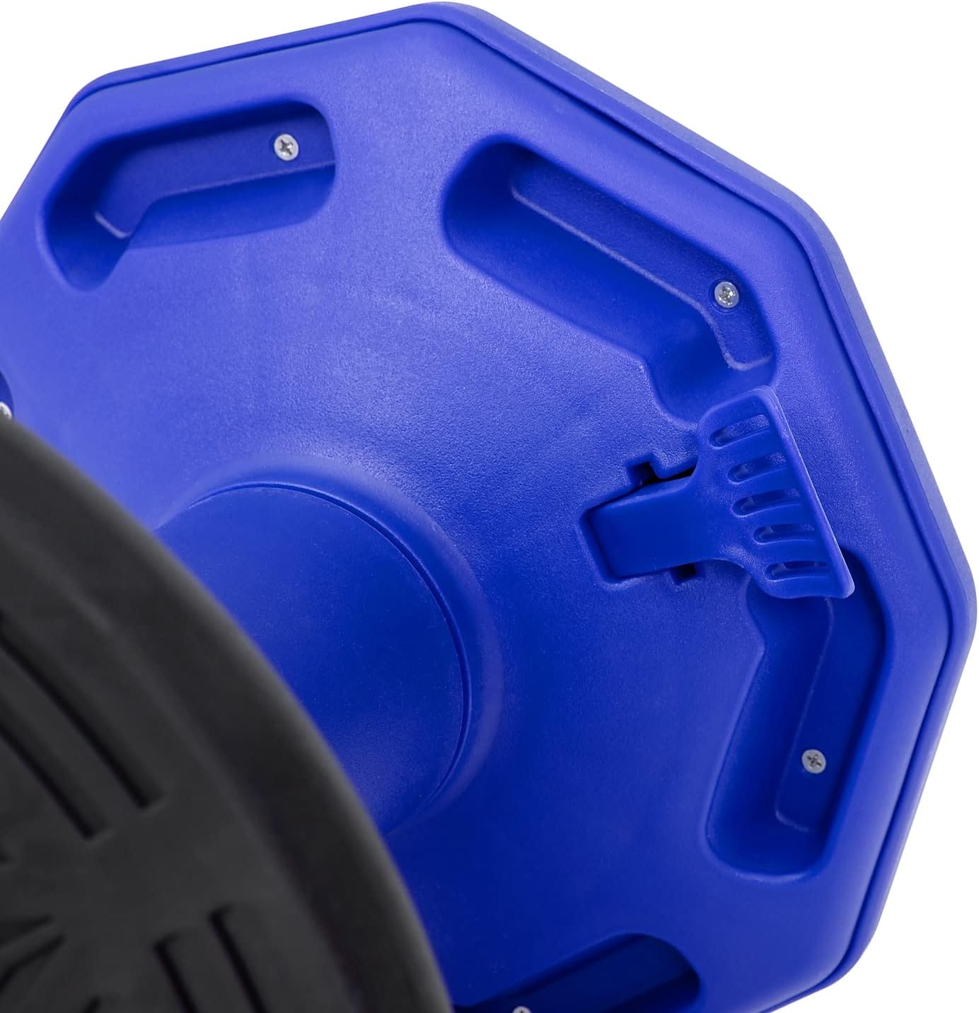 Flash Furniture Carter Adjustable Height Active Learning Stool for Classrooms, Backless Wobble Stool with 360-Degree Swivel, 14" - 18" H, Blue
