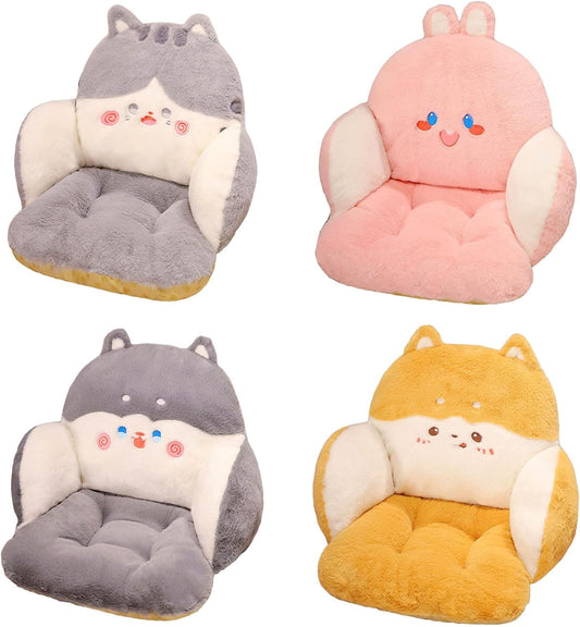 Plushes Animal Waist Pad Cute Chair Back Support For Women Girls For Sleeping Studying Working At Home Or Office Women Girls Kids